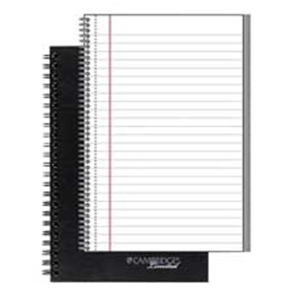 Coolcrafts Notebook- Legal Ruled- 1 Subject- 80 Sheets- 8in.x5in.- Black CO686538